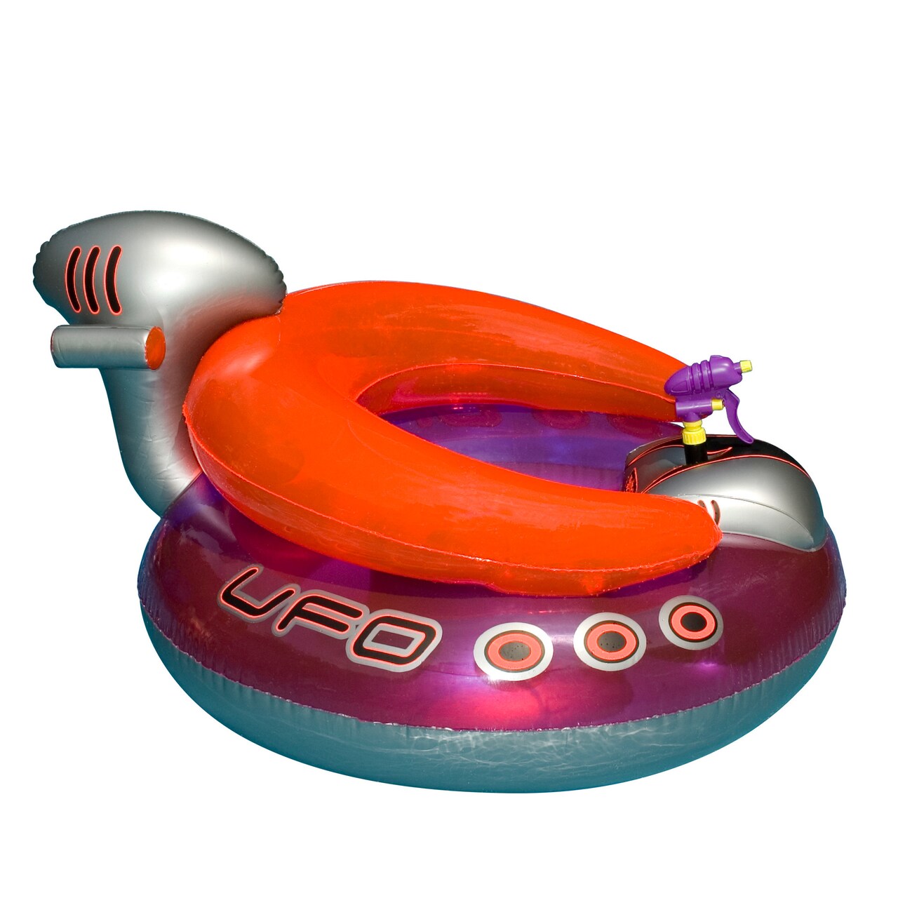 Swim Central 45" Water Sports Inflatable UFO Squirter Spaceship Ride-On Swimming Pool Float
